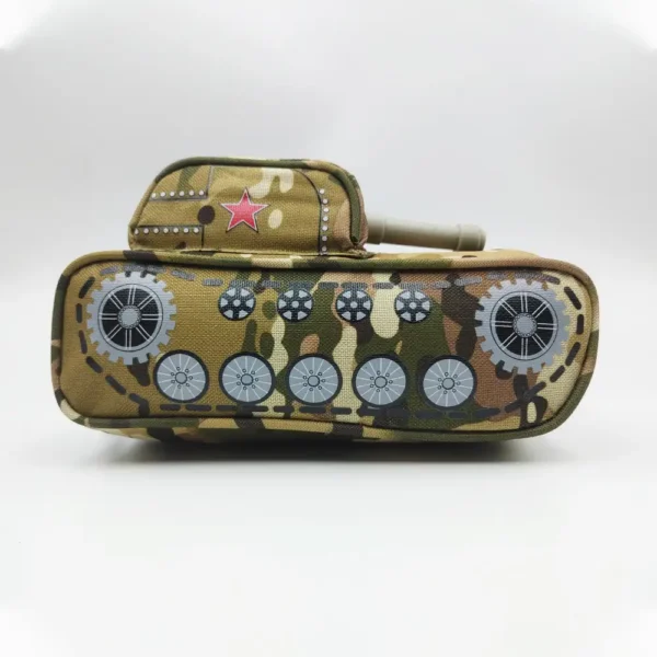 Fast Premium Double Zip Pouch Army Tank Design