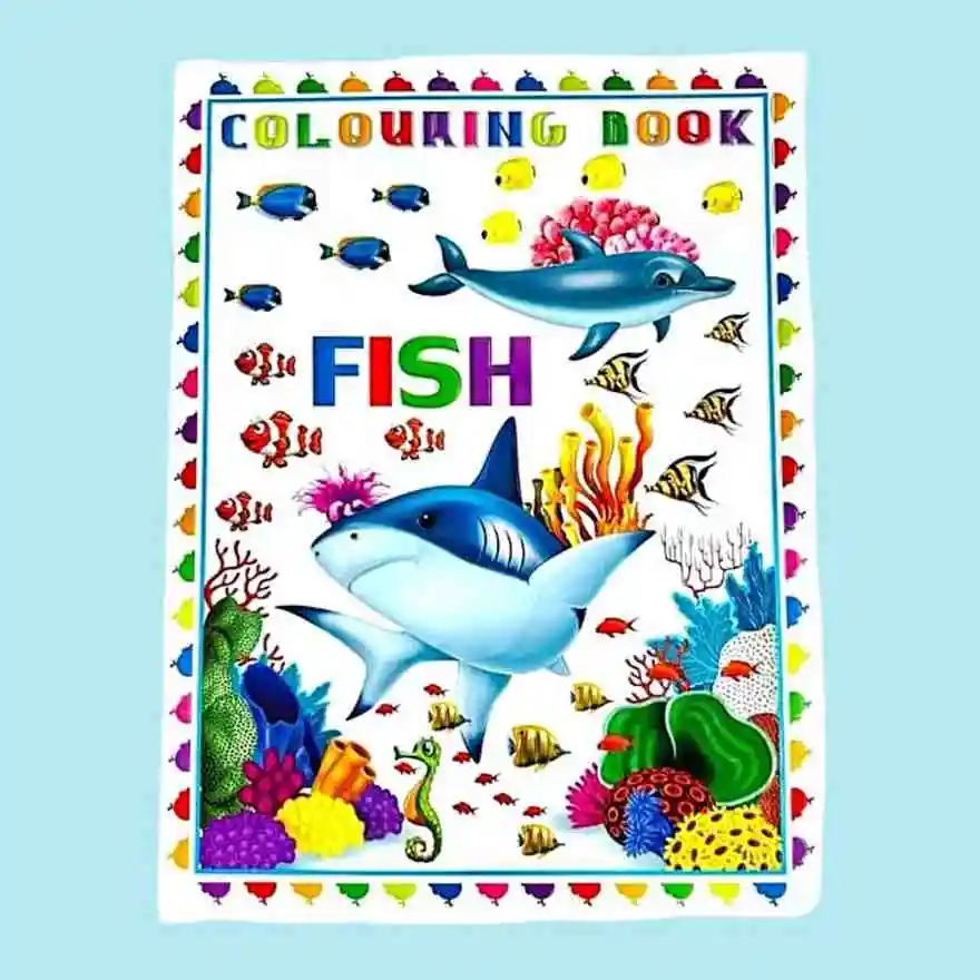 4 color coloring book