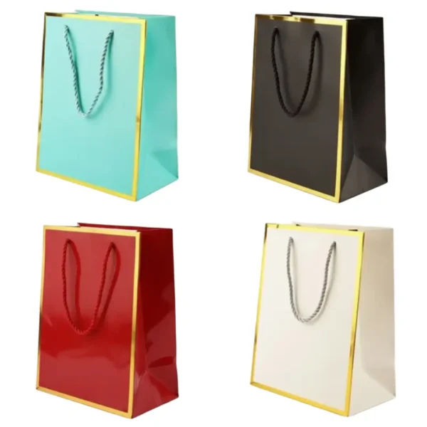 Luxury Gift Bag with Golden Border
