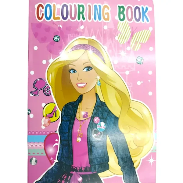 Children's Character Coloring Book with Stickers