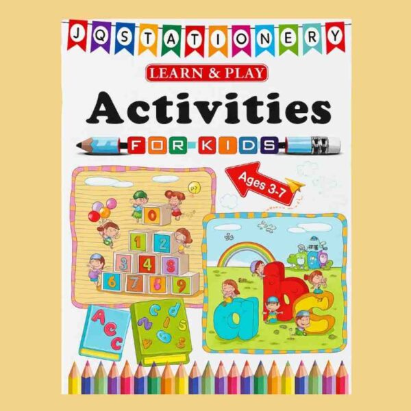writing & activity book for kids